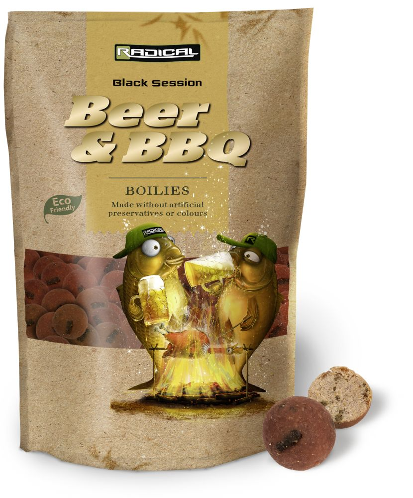 Radical Beer & BBQ Boilies 16 Mm 1 Kg 1 Radical Beer & BBQ Boilies 16 Mm 1 Kg