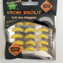 Feederruten NiedrigerPreis 21 Iron Trout Super Soft Bee Maggots Salmon Egg 2,5 Cm 15 Stück