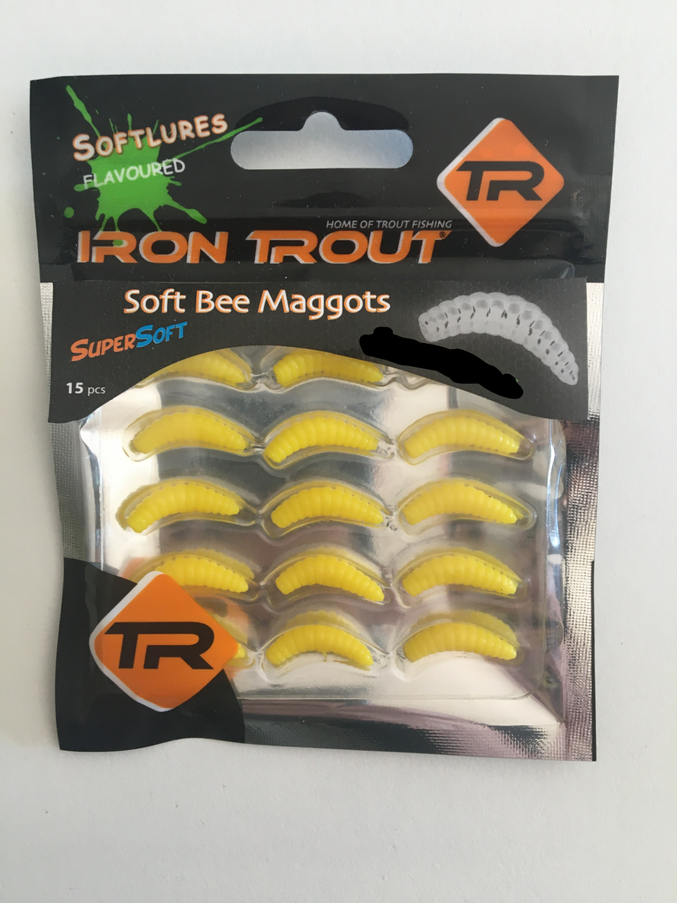 Iron Trout Super Soft Bee Maggots Garlic 2,5 Cm 15 Stück 1 Iron Trout Super Soft Bee Maggots Garlic 2,5 Cm 15 Stück