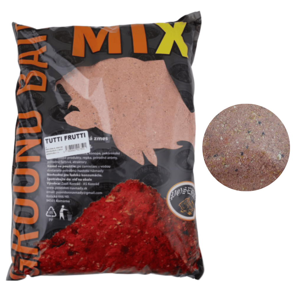 Herr Der Gewässer Poseidon Groundbait Mix Tutti Frutti 5 Kg 1 Herr Der Gewässer Poseidon Groundbait Mix Tutti Frutti 5 Kg