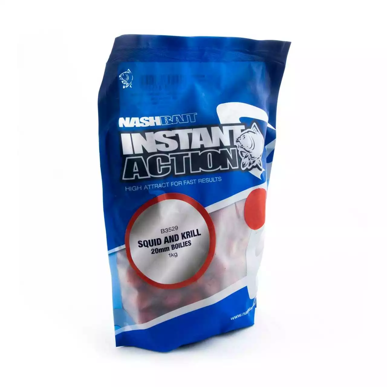 Nash Bait Squid & Krill Boilies 20mm 1kg 1 Nash Bait Squid & Krill Boilies 20mm 1kg