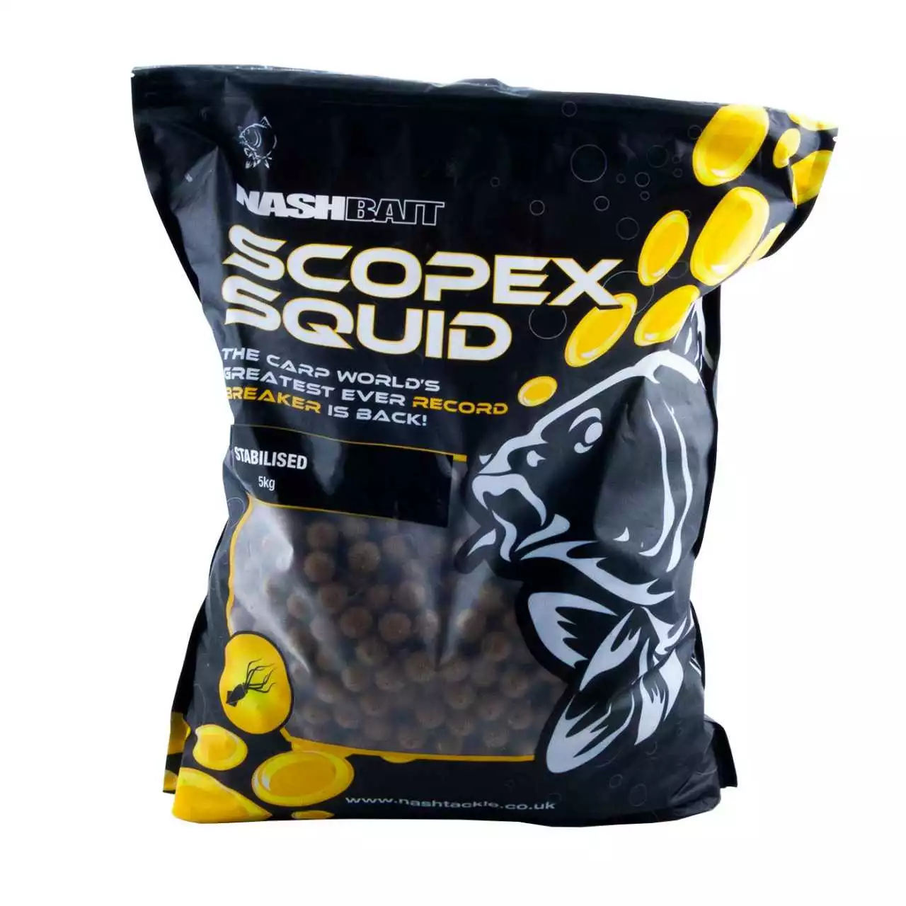 Nash Bait Scopex Squid Boilies 5kg 24mm 1 Nash Bait Scopex Squid Boilies 5kg 24mm