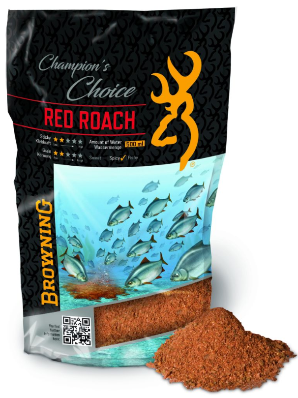 Browning Grundfutter Red Roach 1 Kg 1 Browning Grundfutter Red Roach 1 Kg