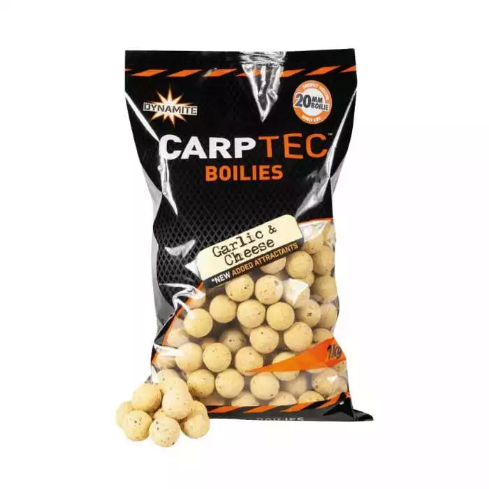 Dynamite Baits CarpTec Boilies Garlic & Cheese 1kg 20mm 1 Dynamite Baits CarpTec Boilies Garlic & Cheese 1kg 20mm